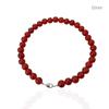 2024 High-End Natural Red Agate Clavicle Choker Necklace for Women: New Chinese National Style Accessory