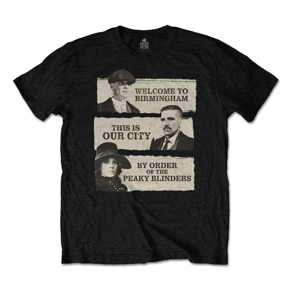 movie Peaky Blinders graphics 100%cotton unisex shirt 2026 Summer O-neck Men's Y2k Short Sleeve Retro fashion Tshirt fan gift