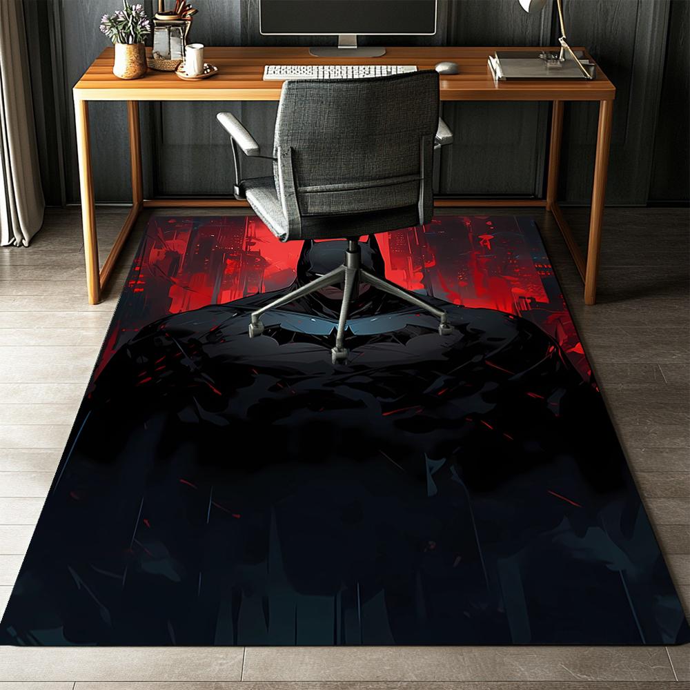Batman Printed Carpet,Rug,for Office Chair Living Room Bedroom Kitchen Room Decor Gifts.