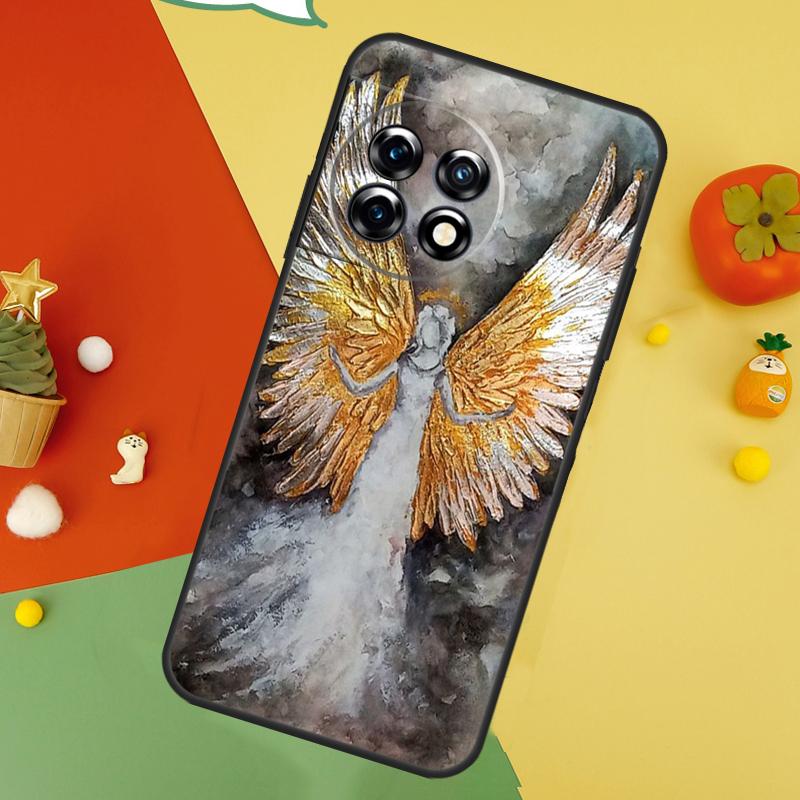 Fantasy Angel Girl Wings Case For OnePlus Nord 5 CE 2 3 4 Lite N20 N30 OnePlus 15 13 12 11 10 10T 12R 13T 13R Cover