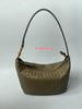 Handmade Women's Soft Leather Woven Shoulder Bag