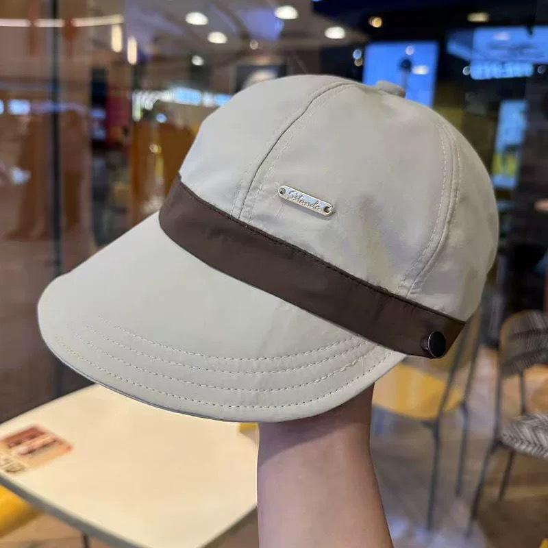 Quick-Drying Star Style Women's Sun Hat 2025: New Duckbill Fisherman Equestrian Hat for Summer