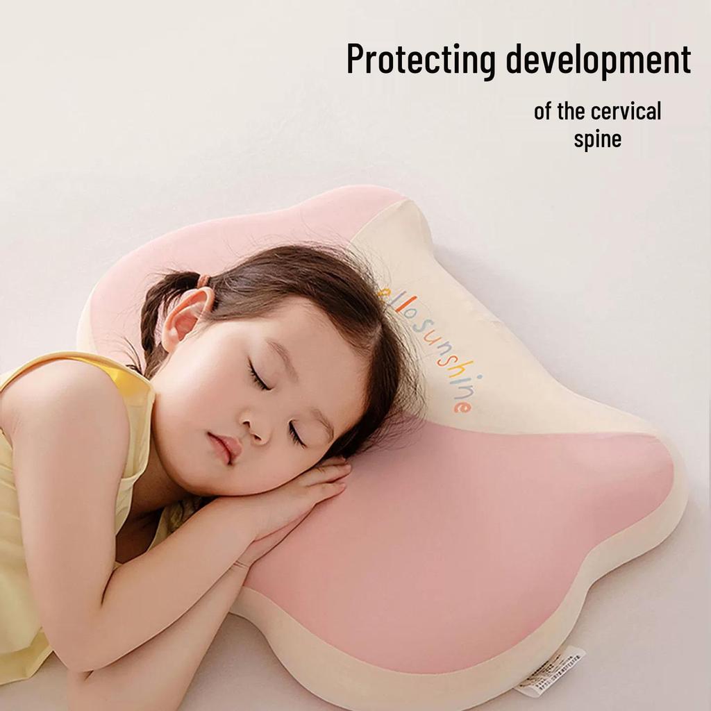 Children's Memory Foam Pillow: Neck Support & Sleep Aid for Ages 3-6, All-Season Comfort, Promotes Healthy Sleep
