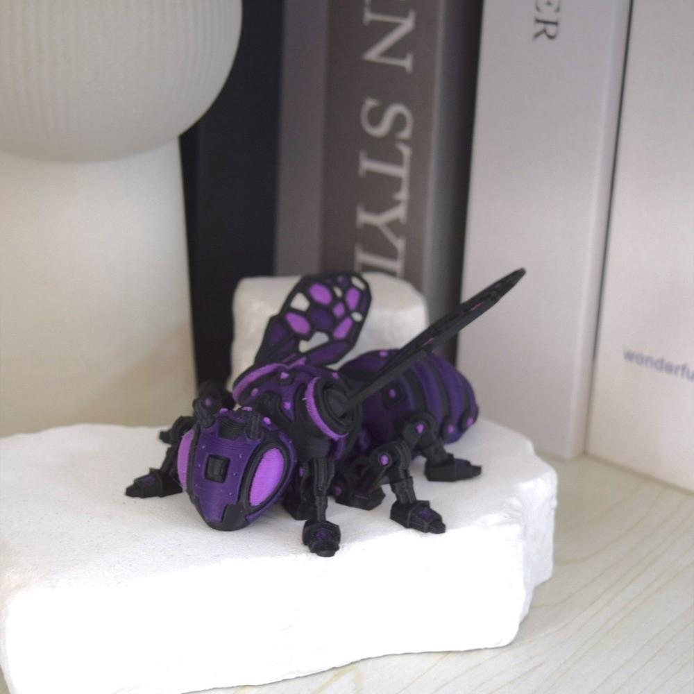 Multi Color 3D Printed Insect Model Joint Design Bee Model Toy  Children's Toys