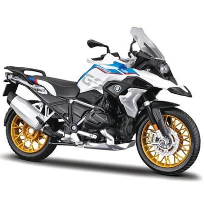 Maisto 1/12 schaal BMW R 1250 GS Wit/Blauw / Diecast Model Auto Motorfiets Afgewerkt Model 20100