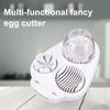 Egg Slicer for Hard Boiled Eggs Heavy Duty Egg Dicer Stainless Steel Egg Chopper Quick Meal Preparation Tool for Strawberry Mushroom Grape Cherry