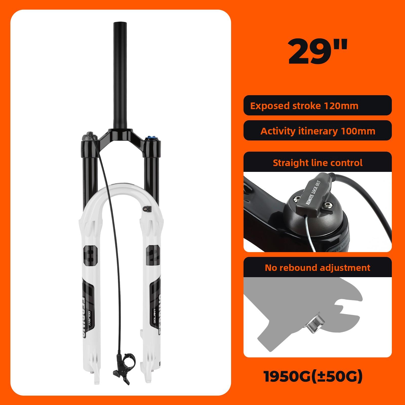 

Гірський велосипед передня вилка 27.5/29 дюймів амортизація та ударостійка повітряна тиск аксесуари магнієвий сплав передня вилка