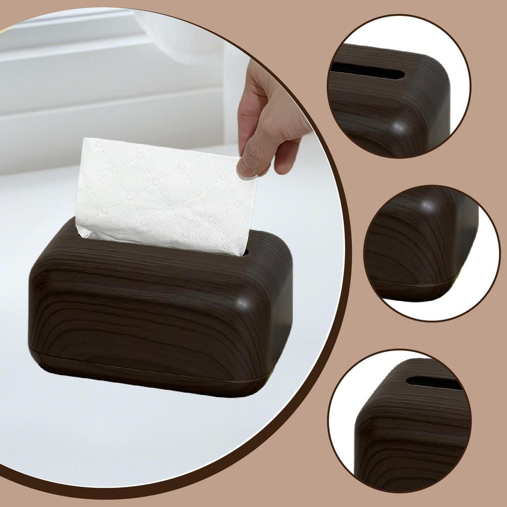 Tissue Box Napkin Paper Holder Rustic Creative Decoration Gift Vintage Style Tissue Dispenserr for Home Bedside Living Room