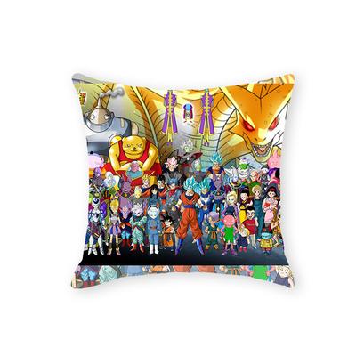 Dragon Ball Serie Kissen Cartoon Druckmuster Japanische Comic Kissenbezug Kissen Schlafzimmer Wohnzimmer Sofa Dekoration Büro Kissen