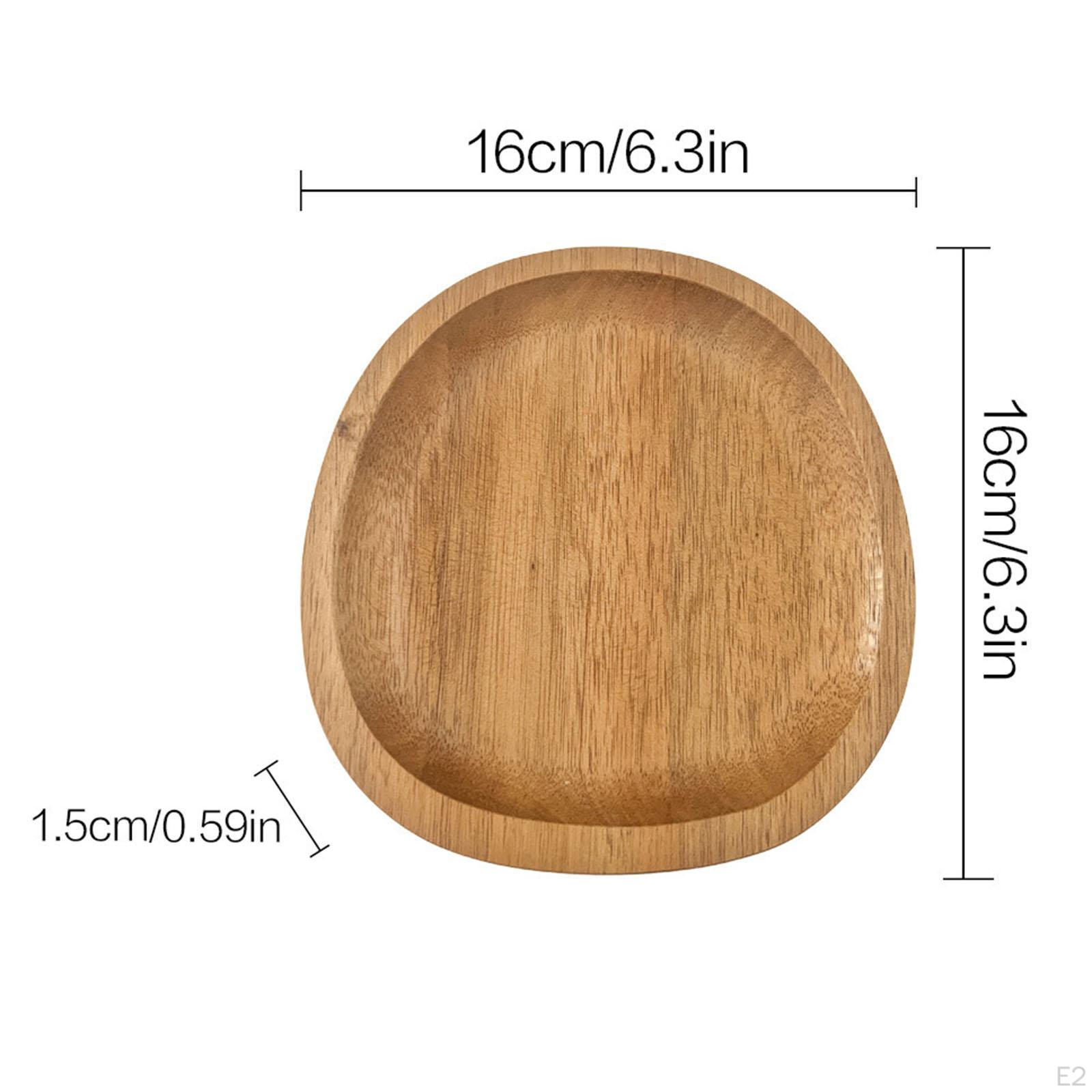 Элегантный деревянный поднос для стильной домашней трапезы 20cmx20cmx1.5cm — фото 4