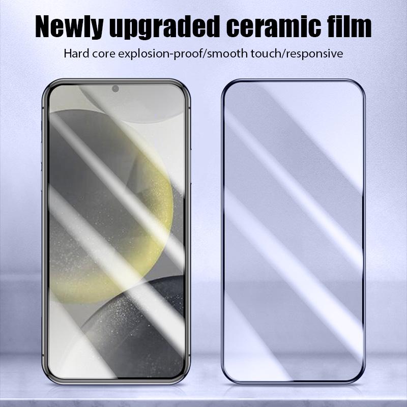 Pellicole Morbide in Ceramica HD 4IN1 per Samsung A57 A37 A56 5G A36 A26 A16 A55 A35 Pellicola Protettiva per Schermo e Fotocamera