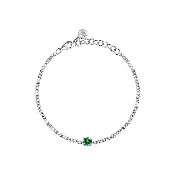 Morellato Donna Verde Bracciale Tesori Con Pietra Saiw239 Per