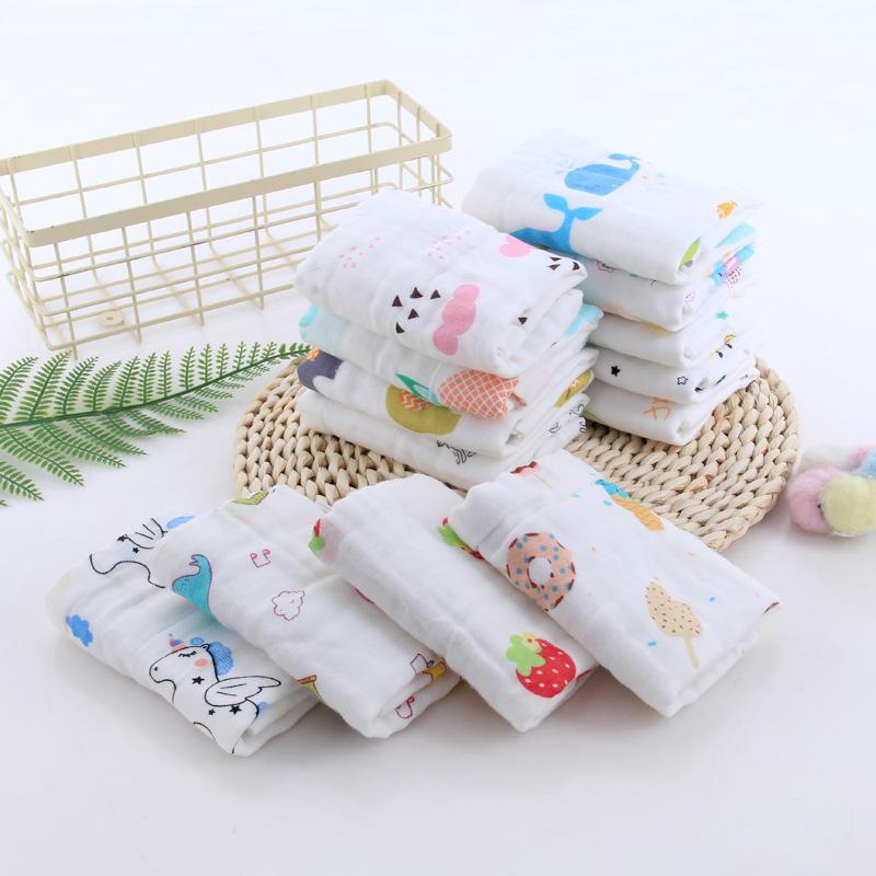 Pure Cotton Baby Bib & Towel Set: Soft Gauze for Newborns