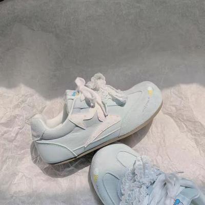 Nowe niszowe brzydkie urocze buty z dużą głową damskie wszechstronne codzienne sportowe buty na platformie styl modny pustkowie