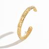 Vintage Geometric Turquoise Stainless Steel Adjustable Bracelet With Sparkling Inlay For Women