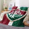 1PC Fluminense Print Flannel Blanket, High quality Comfortable for All Seasons, Home Decor, Warmth and Comfort, Perfect for Christmas Gifts