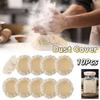 10Pcs Reusable Sourdough Starter Jar Covers Elastic Cloth Handmade Sourdough Fermentation Jar Lid Food-Grade Durable Dust Cover