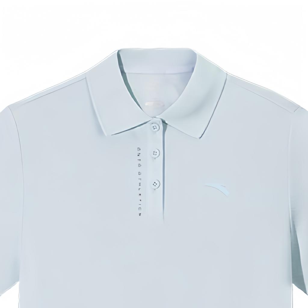 Anta Ice Skin Breathable Sun Protection Quick Dry Sports Casual Simple Pullover Short Sleeve Polo Shirt Men Polo Shirts Dream-Shadow-Blue 152527101D-4