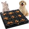 Dog Food Slow Feeder Sniff Mat with Suction Cup for Train Your Dog's Senses Anti-choking Silicone Snuffle Mats Pet Accessories