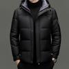 Winter Men'S High-End Down Jacket 90 Down Middle-Aged Men'S Hooded Collar Fashionable Warm And Cold-Proof White Duck Down