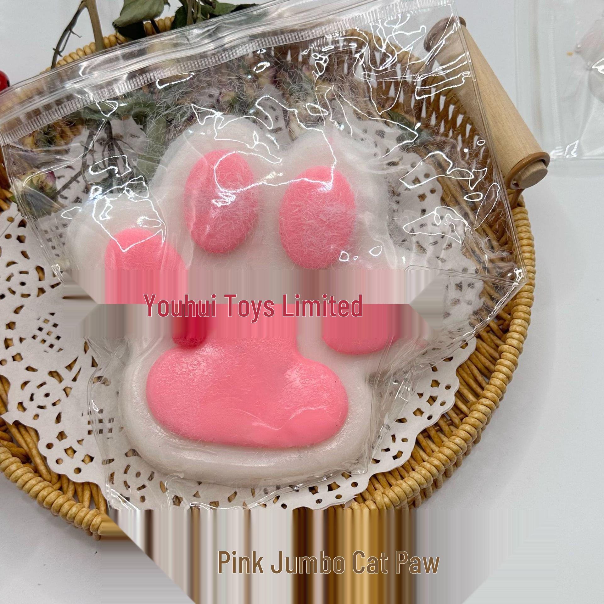 

Игрушка-антистресс в виде гигантской кошачьей лапы - Медленно восстанавливающаяся, Высококачественная имитация, Стиль Маленькой красной книжечки