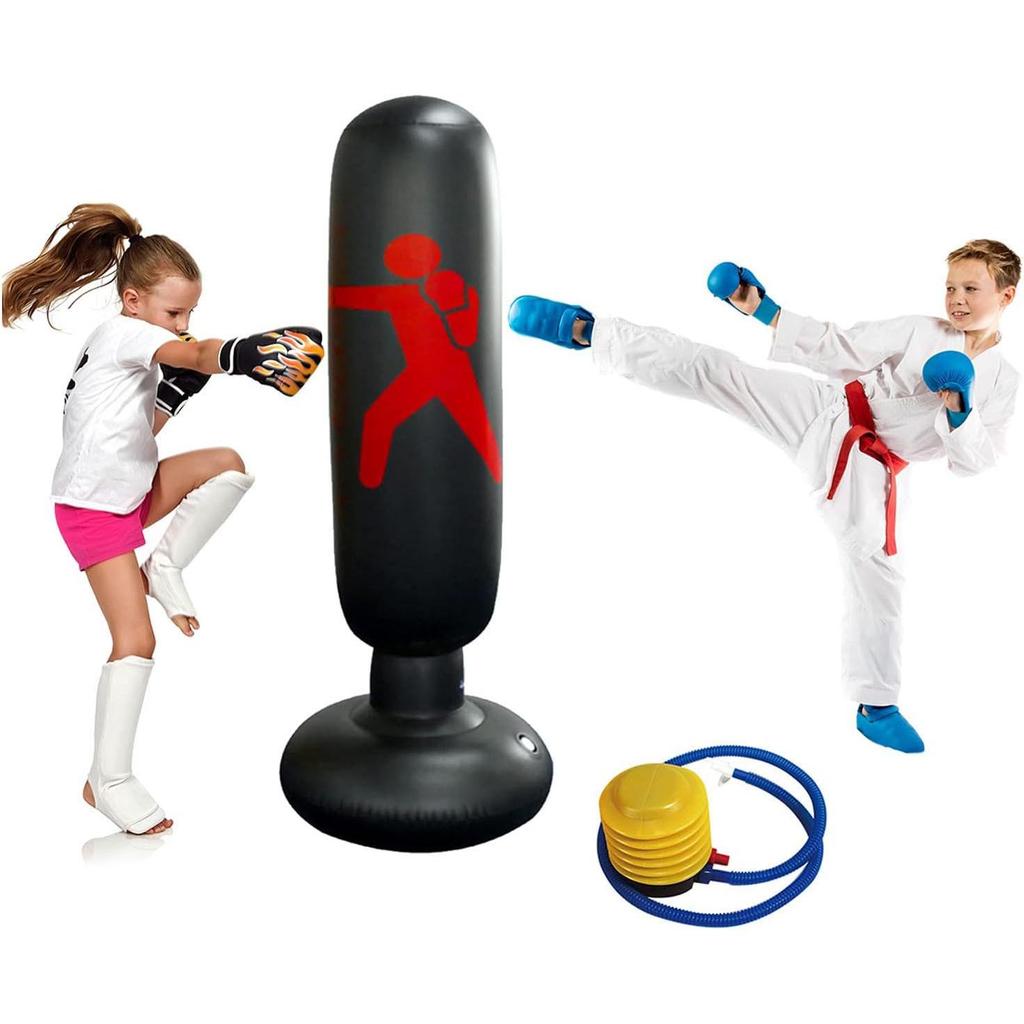 Adult Inflatable Punching Bag: Boxing Tumbler for Training & Venting