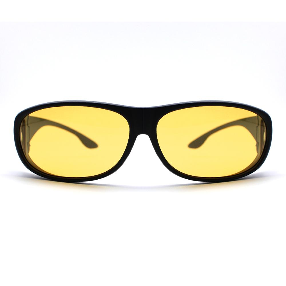 Yellow lens large frame anti blue light goggles increase clarity and are suitable for protecting eyes when looking at screens