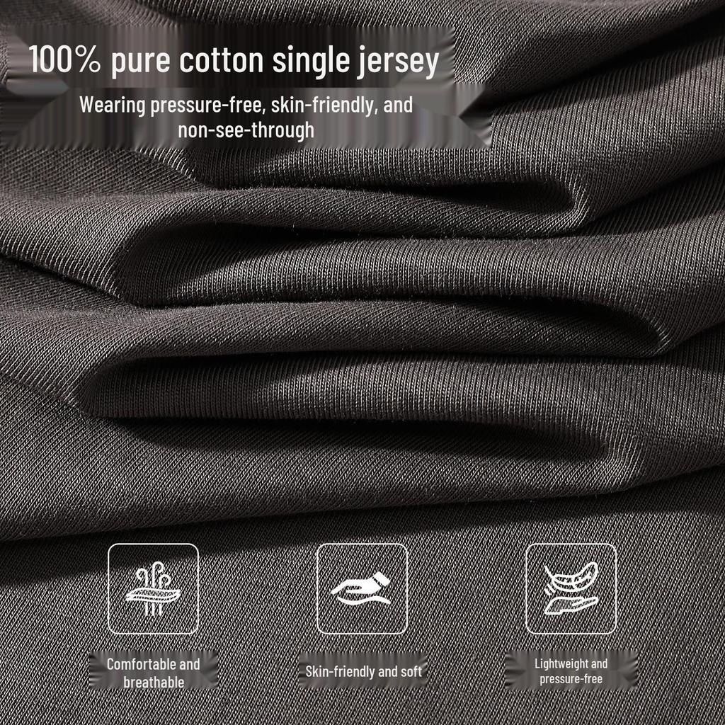 Baleno Men's Combed Cotton Long-Sleeve T-Shirt