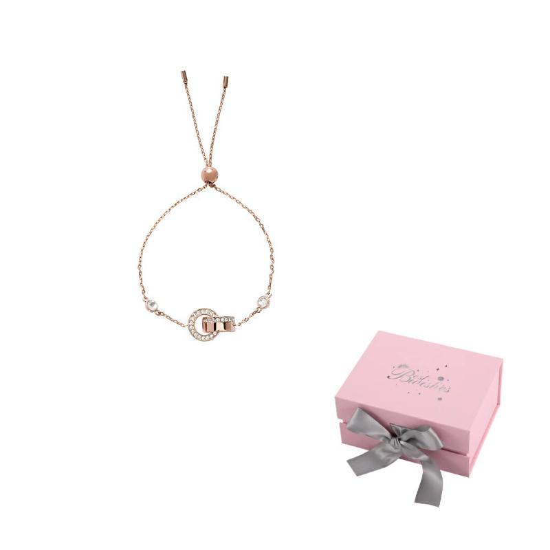 Swarovski Rose gold Crystal embellished Bracelet