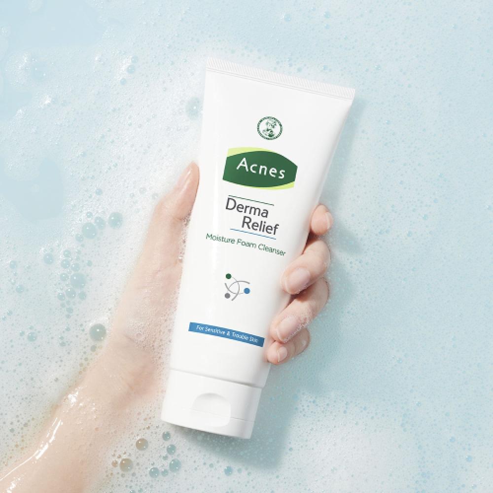 Acnes Derma Relief Moisture Foam Cleanser 200ml NONE