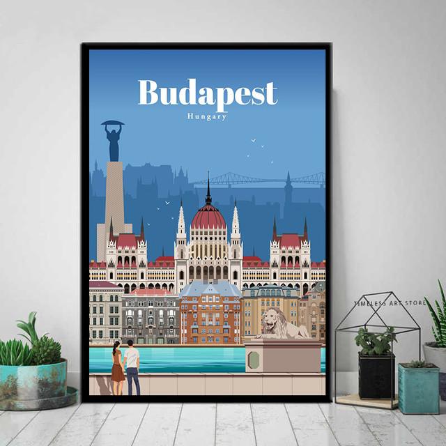 Tokio Ottawa Praha Mapa města Sydney Vintage Vintage Cestování Klasický plakát olejomalba Domácí obývací pokoj