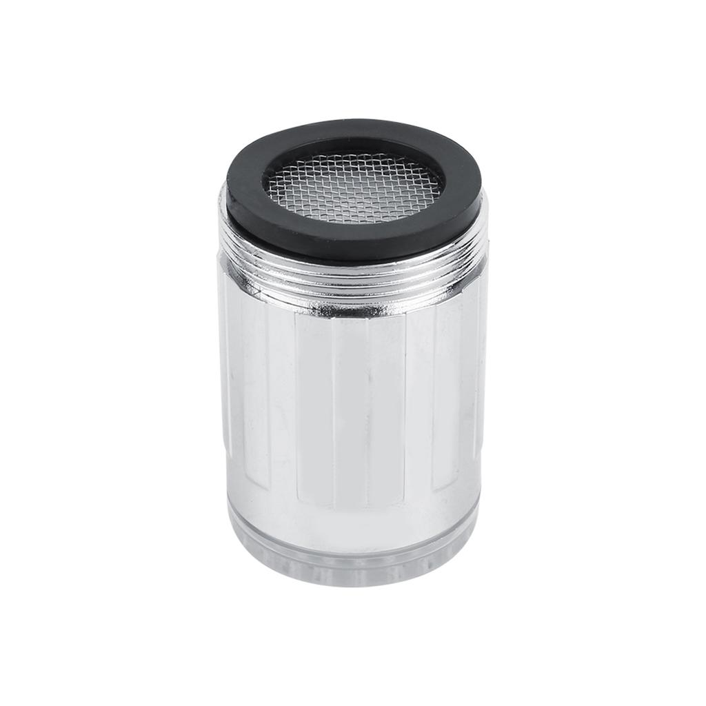 Lumière LED pour Robinet, Lumière LED 3 Couleurs Changeant de Couleur Lumineuse Changi Douche Jet d'Eau Robinet de Robinet Pour Cuisine Lumières Chauffantes Changeantes Pour Salle de Bain Température Se