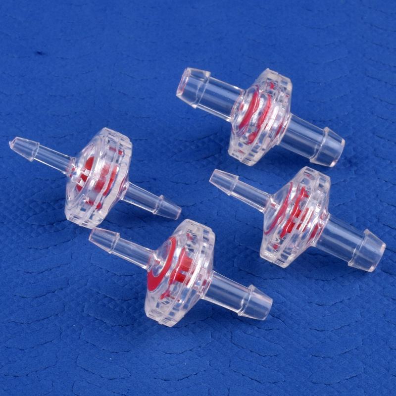 10 sztuk/partia GPPS przezroczysty zawór zwrotny akwarium zbiornik pompa powietrza zawór jednokierunkowy wąż nawadniający ogród zawór zwrotny złącze pagoda