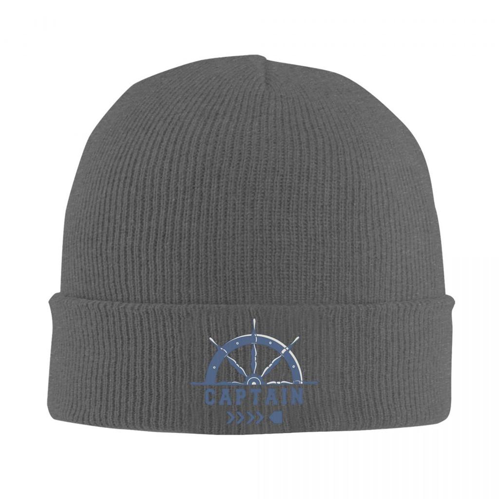 Captain Anchor Warm Knitted Cap Hip Hop Bonnet Hat Autumn Winter Outdoor Beanies Hats for Men Women Adult