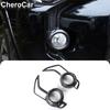 Carbon Fiber Fog Lights Lamp Covers Bezel Trim For 2014- 4Runner TRD Pro/SR5