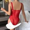 Erotische Dessous Damen-Body, sexy Spitzen-Blumen-Body mit bequemer Passform