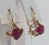 Chenrui Zircon Gem Flower Multi-layer Retro Earrings