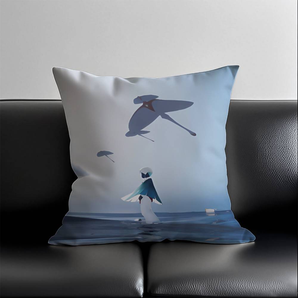 Sweet Games Sky Children Of The Light Pillow Case Pattern Printing Pillowcase Living Room Sofa Cushion Cover Bedroom Room Decor