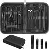 Nail Clippers Set, 26 Piece Manicure Set & Pedicure Kit, Stainless Steel Fingernail & Toenail Clipper Cutters, Professional Nail Care Tools