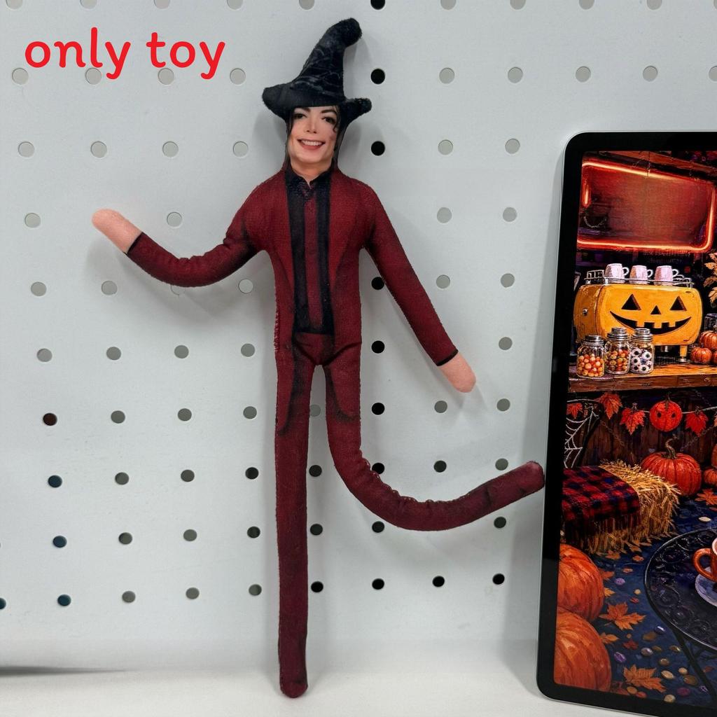 Michael Jackson Halloween Plush Doll With Skeleton Frame For Collectors