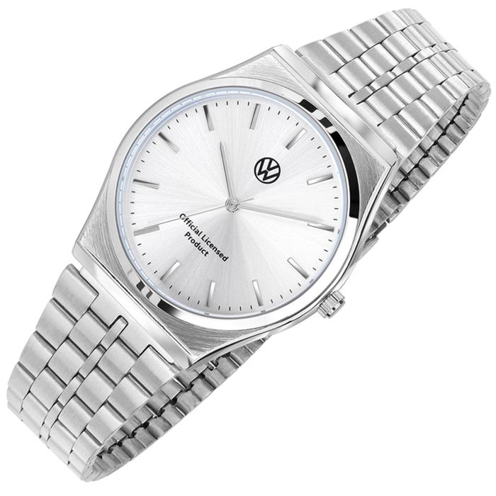 Pogseubagenwachi Simple Round Retro Sunray Silver