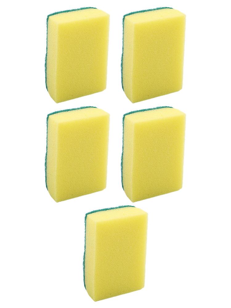 

Желто-зеленая губка для мытья посуды 10x7x3 см для легкой уборки кухни 1pieces