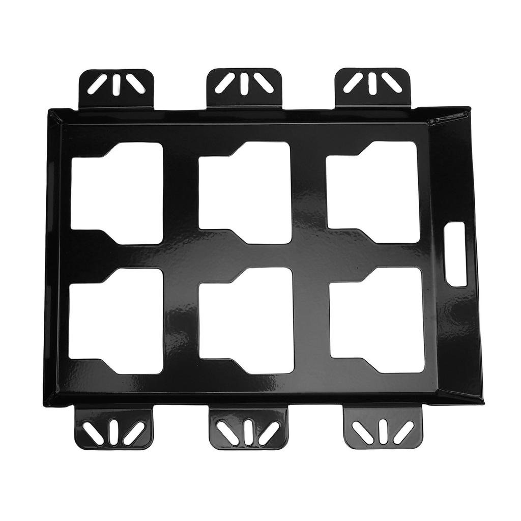 Toolbox Mounting Plate 100 Lbs Loading Capacity Storage Toolbox Metal Mounting Base Replacement for Toolbox