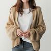 Autumn Winter Korean Loose Long Sleeve Knit Top Women Lazy Style Sweater Retro Cardigan