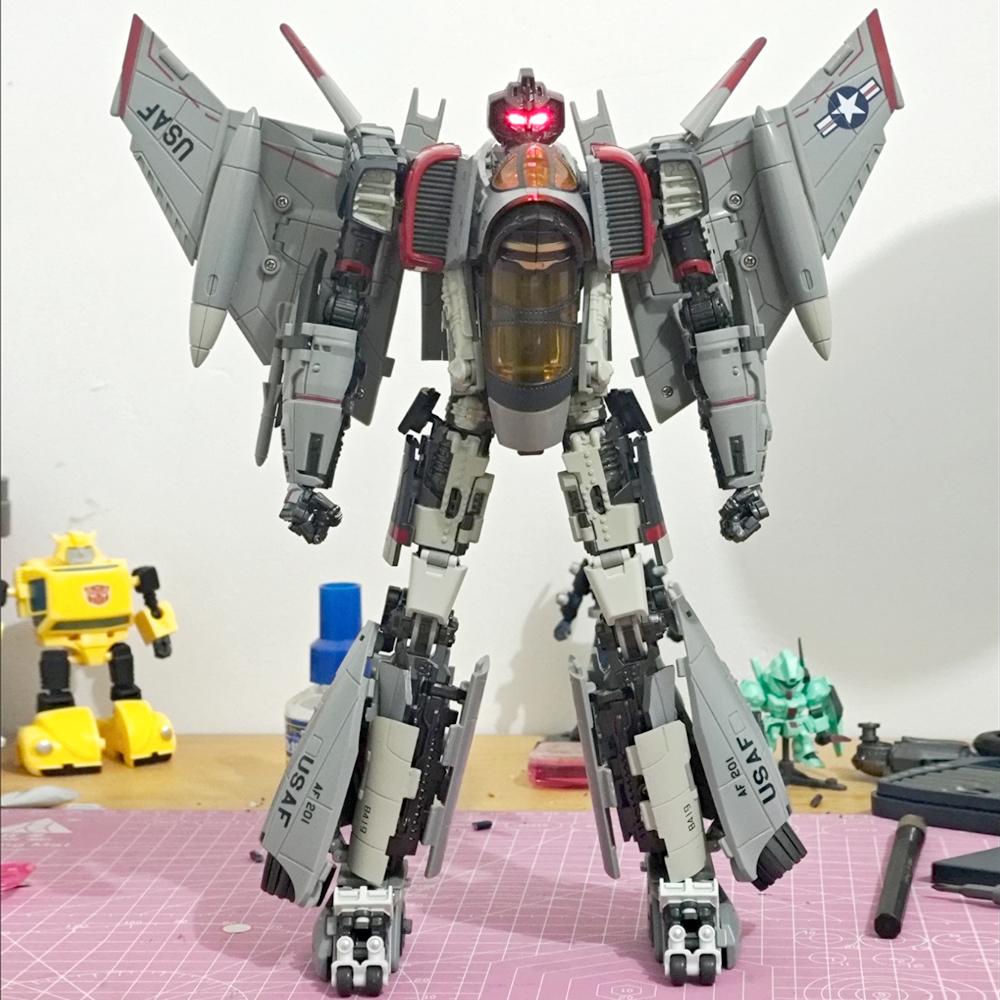 Transformationsspielzeug Thunder Warrior Roboter Blitz SX01 Blitzwing Wespe Gaiden Starscream SX-01