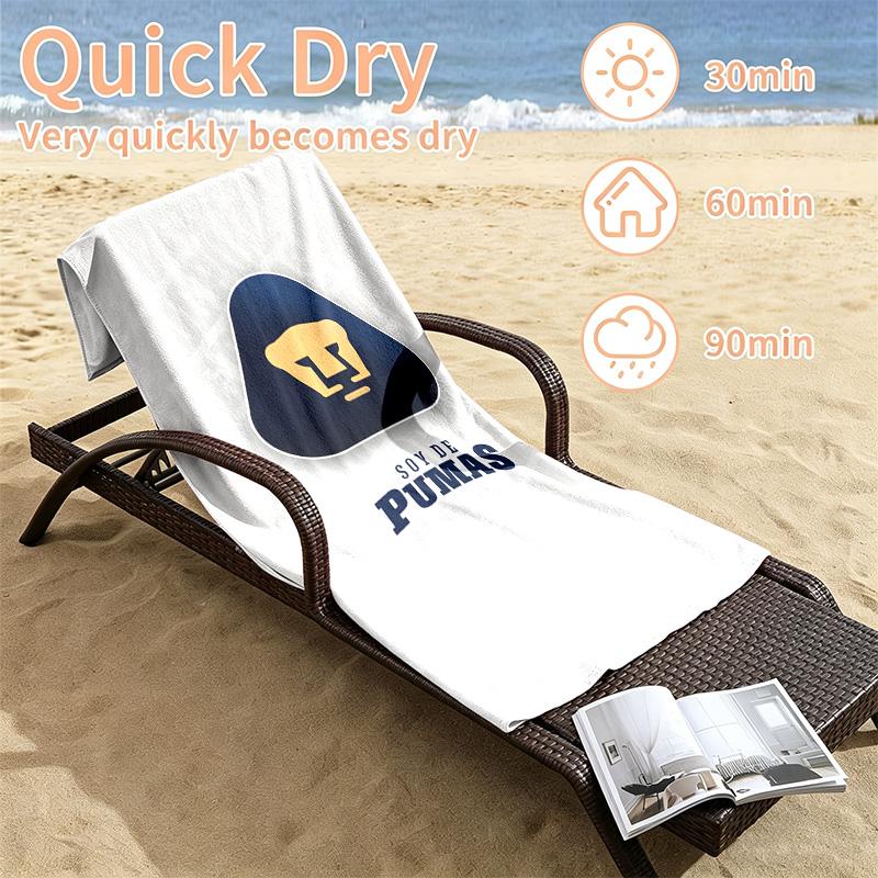 Club universidad nacional pumas Beach towels also serve as bath towels summer essential a musthave for the outdoors the beach and the pool