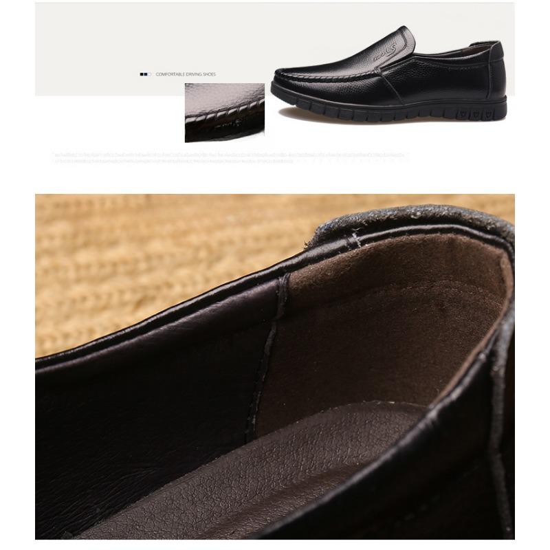 Hochwertige handgefertigte Freizeitschuhe aus echtem Leder Sneak Herren Loafer Jugendliche Fahrschuhe Herren Formelle Schuhe Schuhe für ältere Menschen