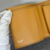 Used Celine Macadam Pattern PVC x Leather Folding Wallet Brown Tones Cw499