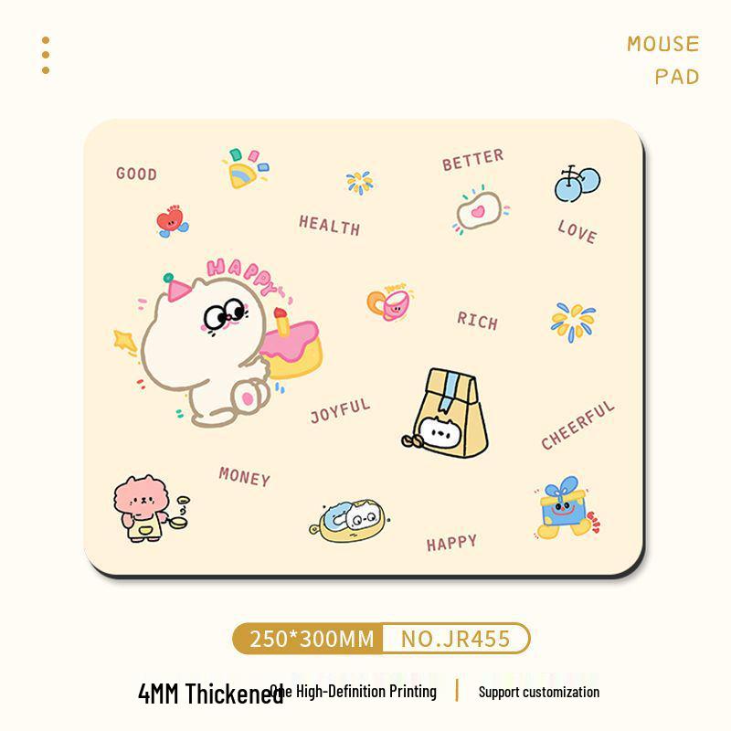 Cute Cartoon Non-slip Wear-resistant Mouse Pad for Home & Office