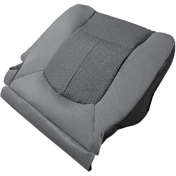 Driver Bottom Cloth Seat Cover Gray 2011-2016 for Ford F250 F350 F450 F550 XLT 6.2L 6.7L 6.8L